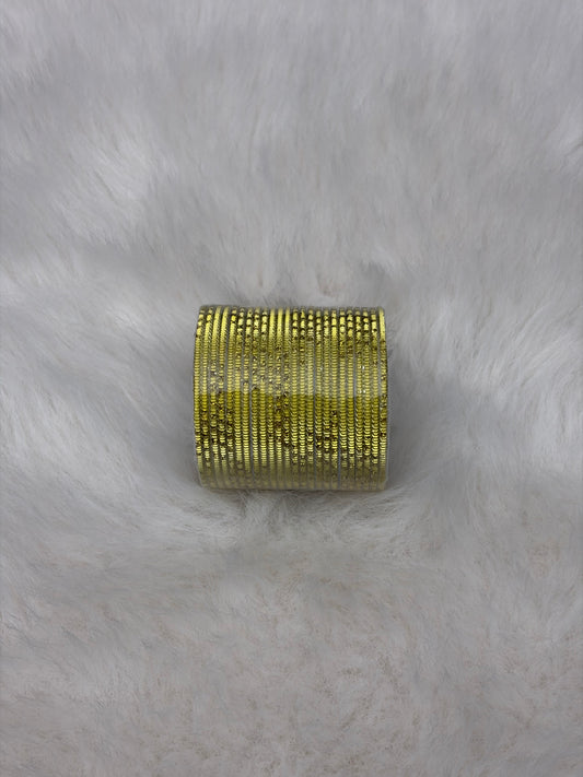 Kids Plain Bangles- Yellow