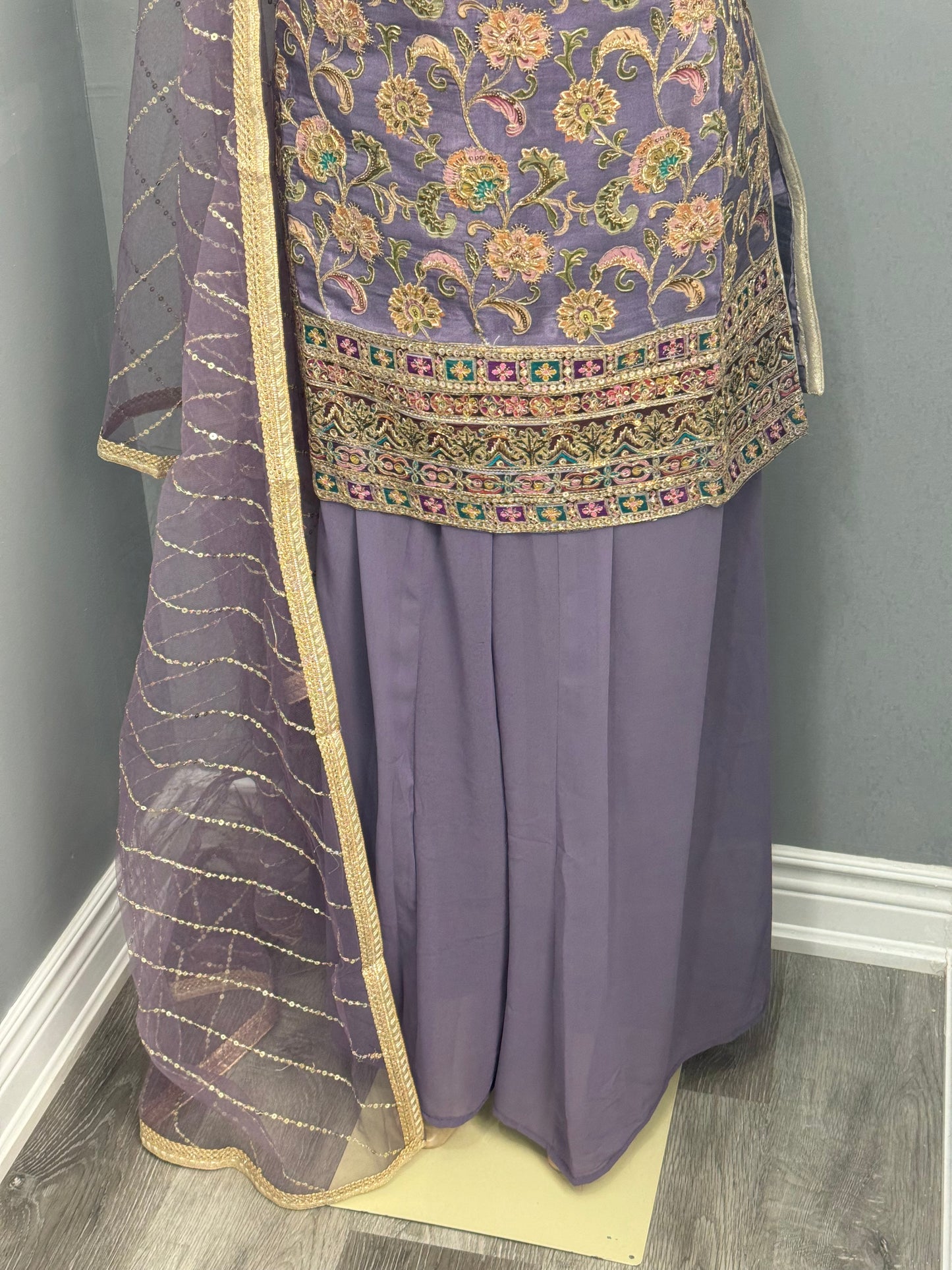 Readymade Sharara Suit- AK5861-27