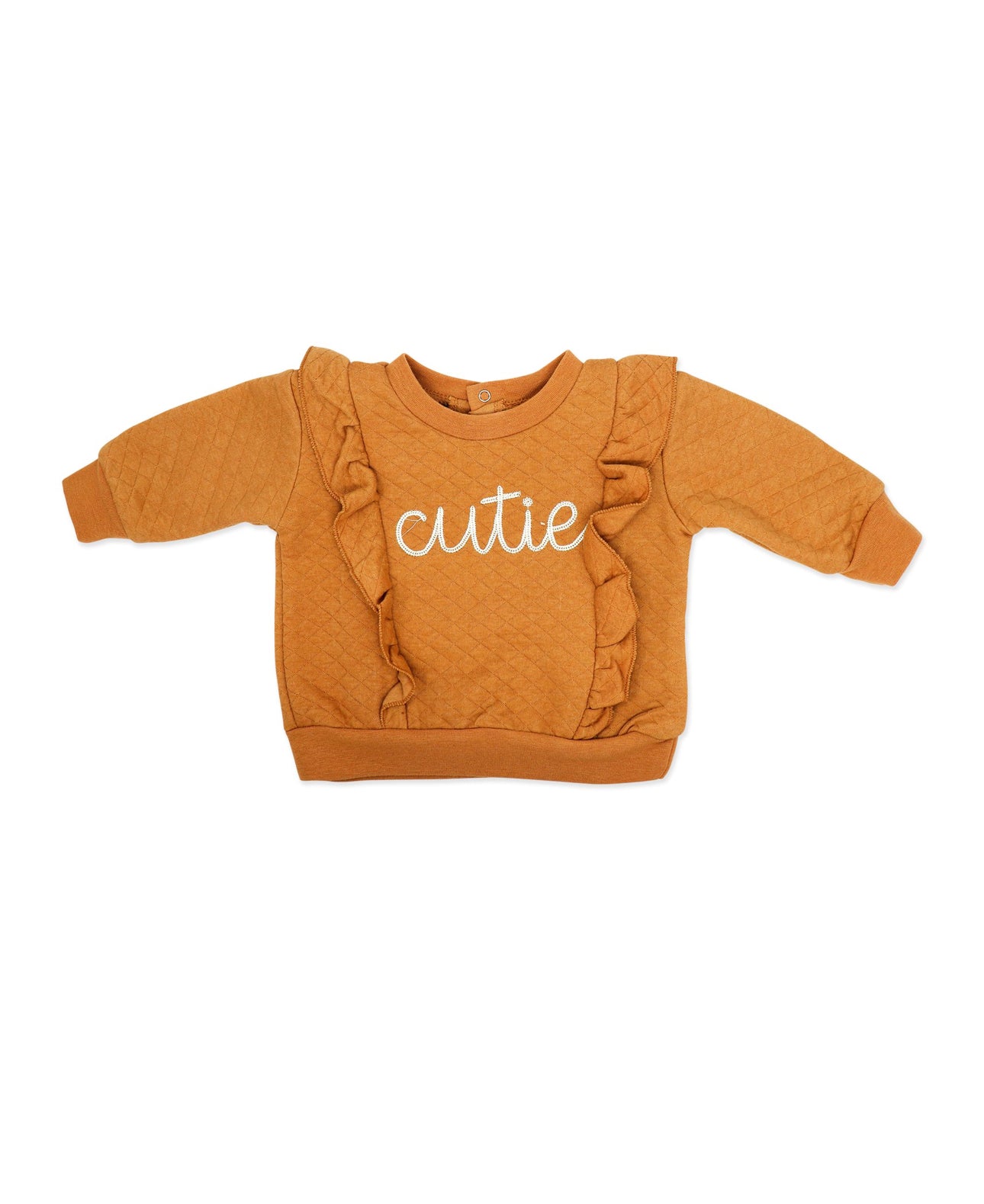 Infant Girls Quilted Jogger Set