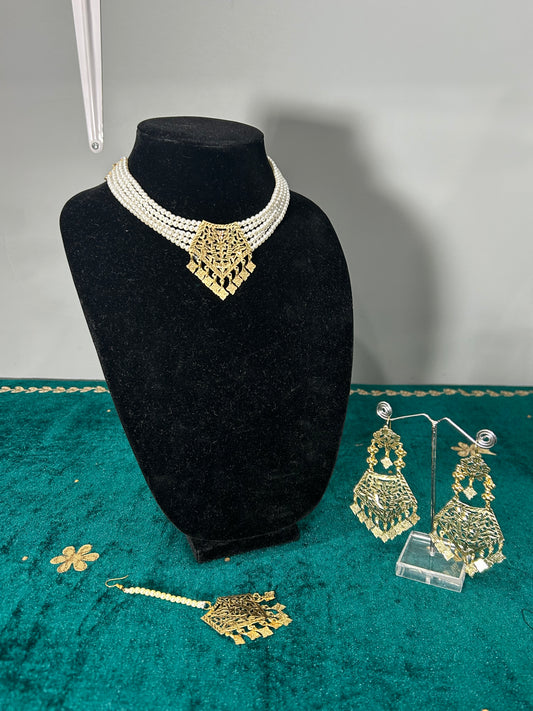 Gulab Jadau Necklace Set