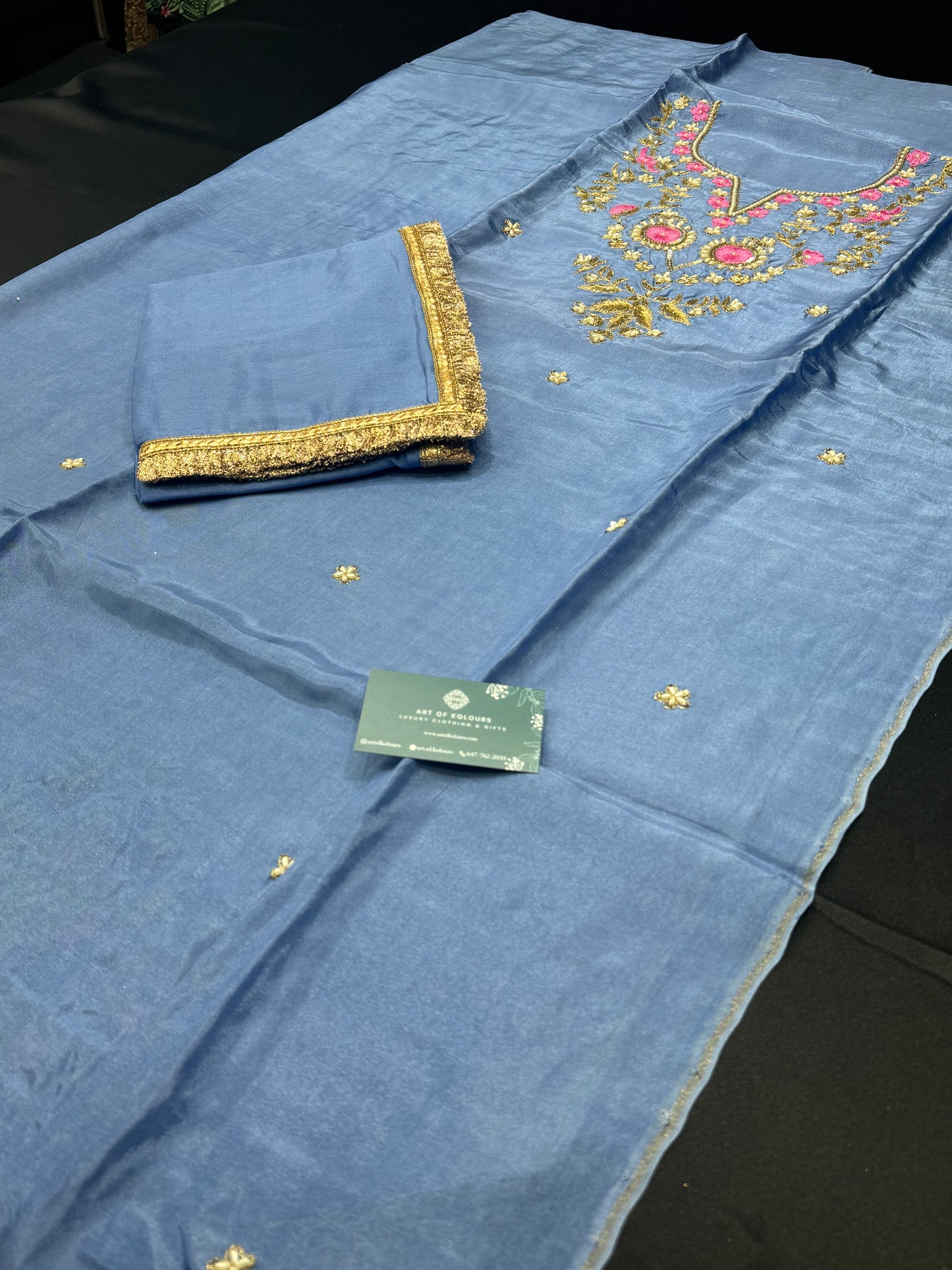 Noorgulab Handwork Unstitched Suit