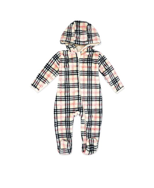 Plush Plaid Onesie