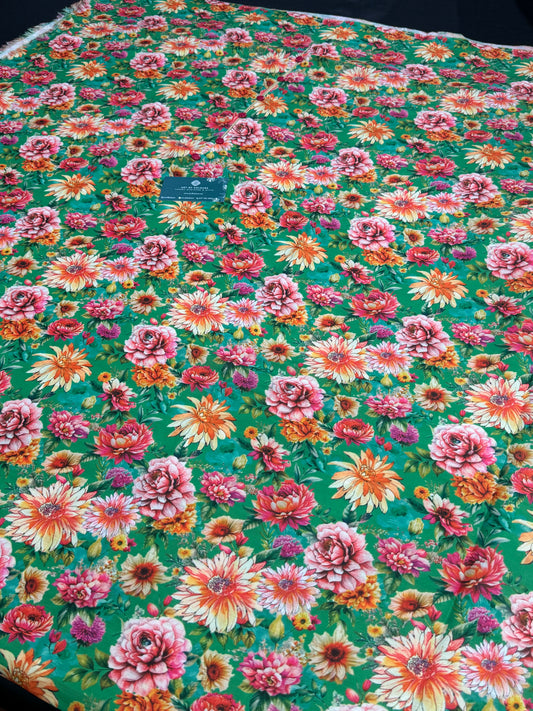 Shaan Rangeen Phul Unstitched Suit