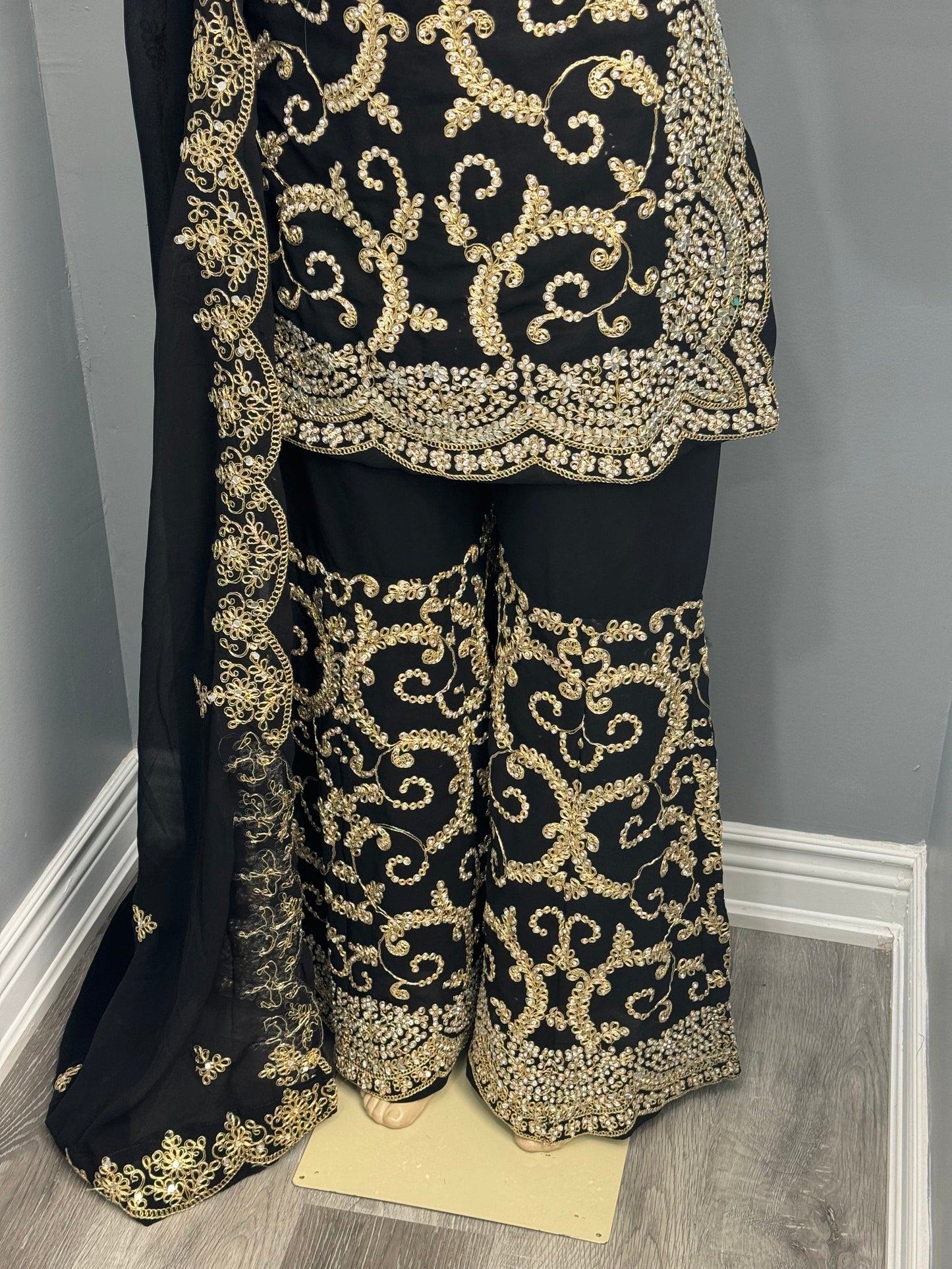 Readymade Gharara Suit- AK5456-02