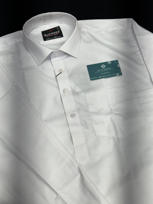 Readymade Kurta Pajama- White