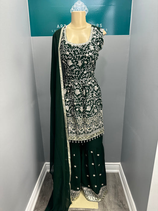Readymade Frock Gharara Suit- AK4649-42