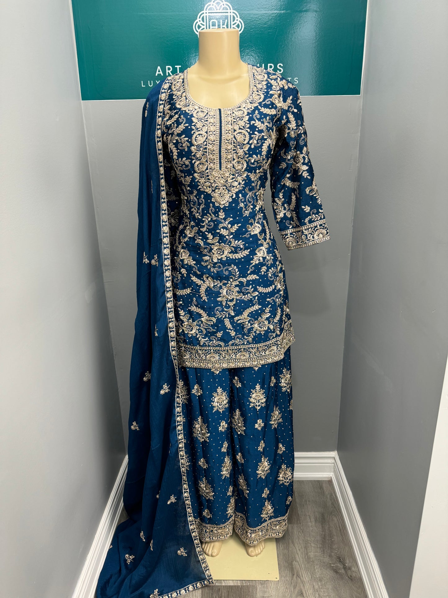 Readymade Sharara Suit- AK7073-18