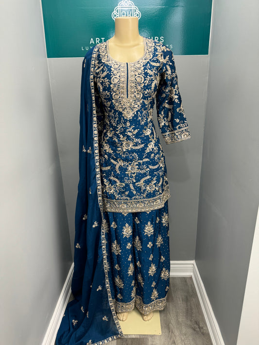Readymade Sharara Suit- AK7073-18