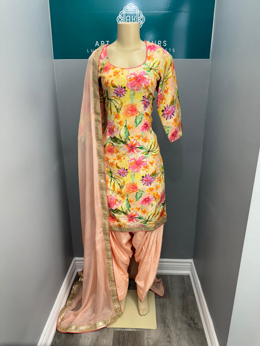Peach Jasmine Gulzar Salwar Suit
