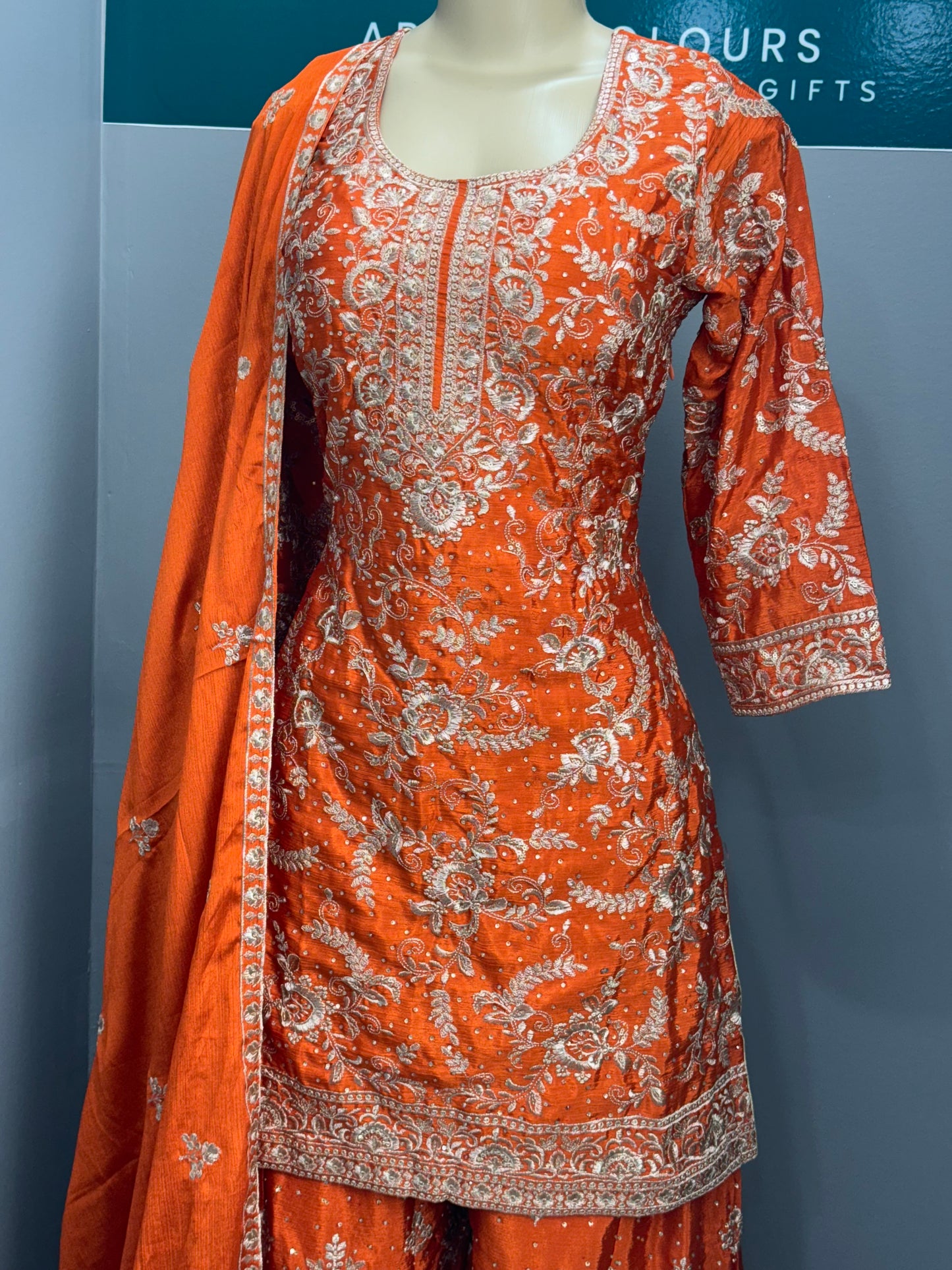 Readymade Sharara Suit- AK7073-18