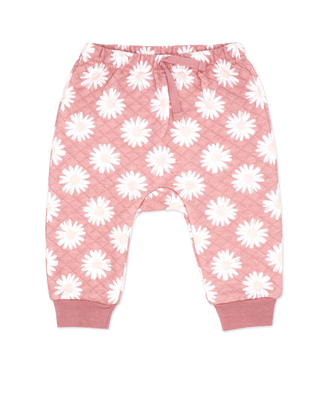 Infant Girls Quilted Jogger Set