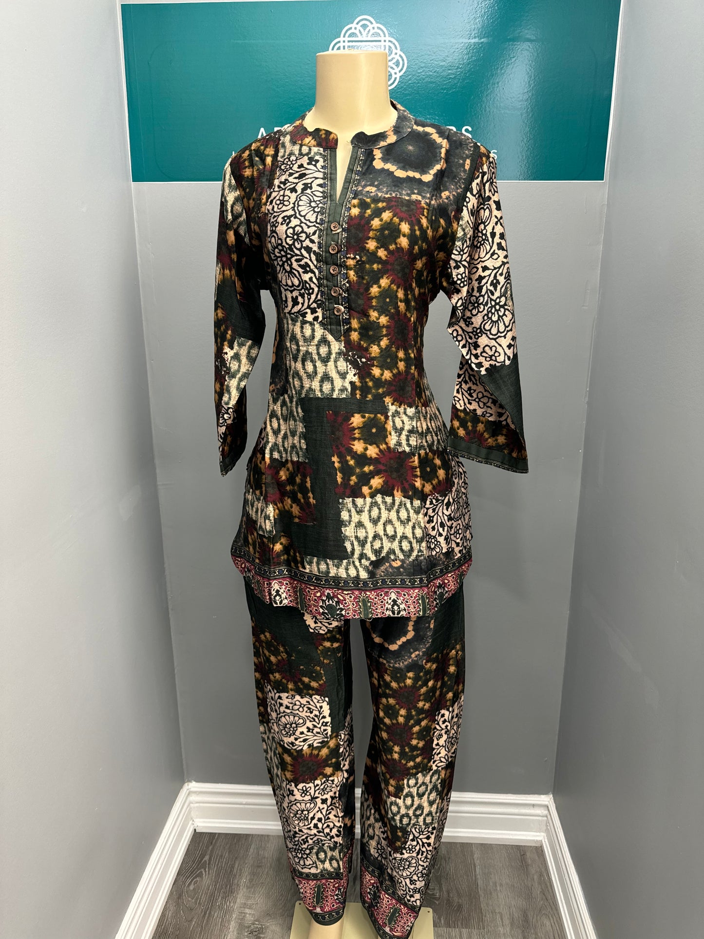 Pure Gaji Silk Cord Set- AK0026-01