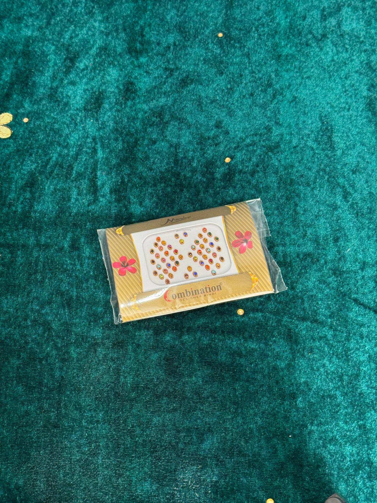 AD Multicolour Round Bindis