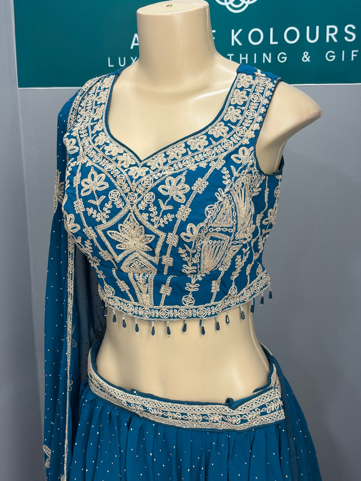 Embroidered Lehenga- AK38-04