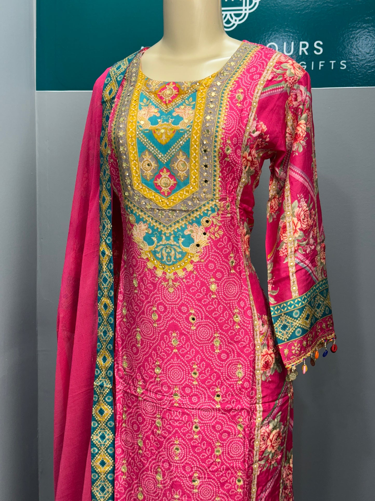 Readymade Maslin Plazo Suit- AK5153-23