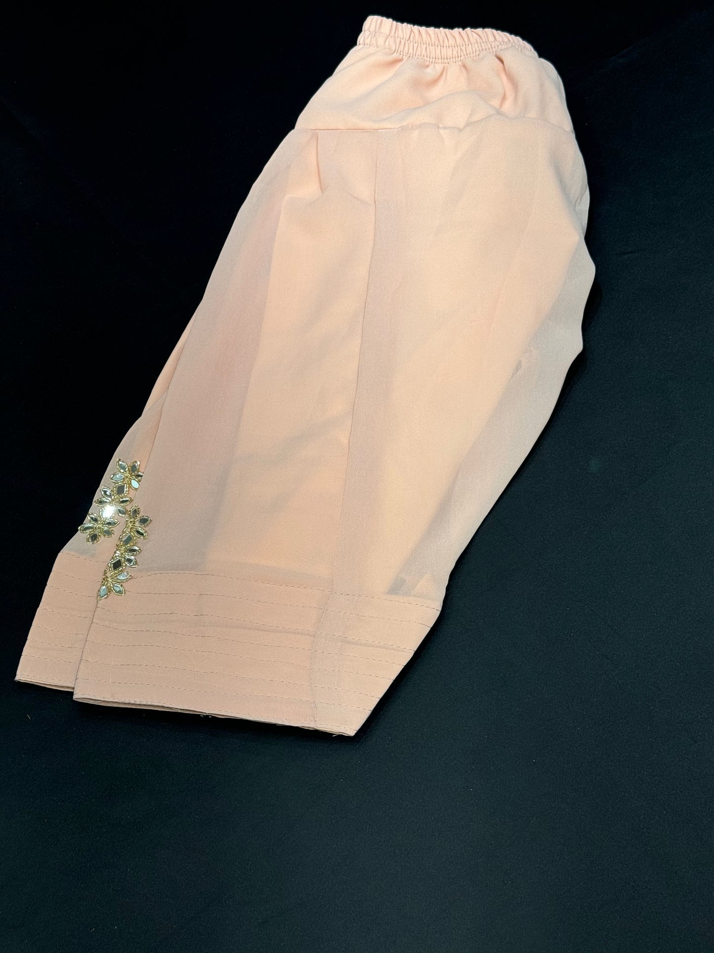 Pooja Kids Handwork Salwar Suit-Peach