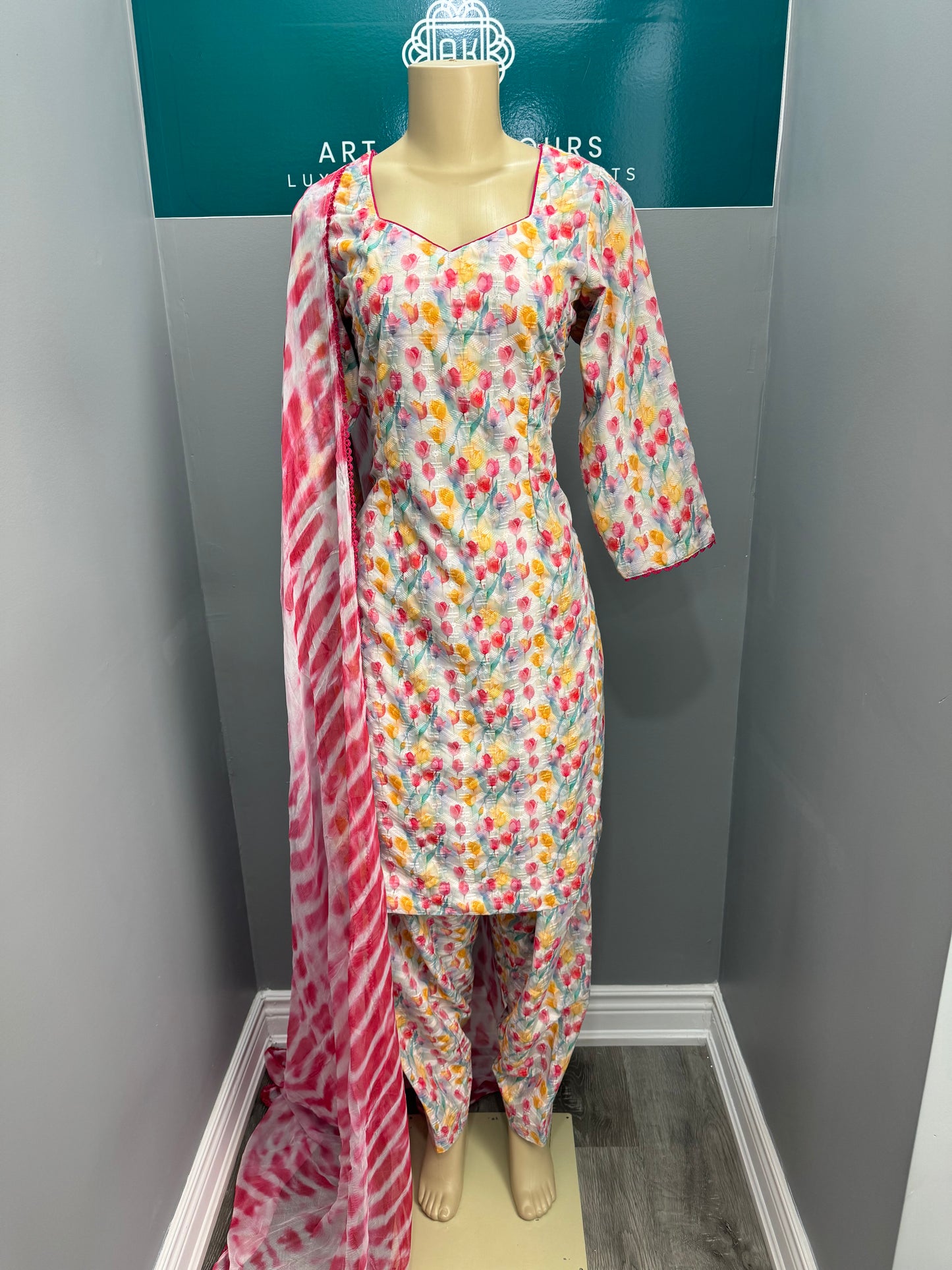 Printed Cotton Salwar Suit
