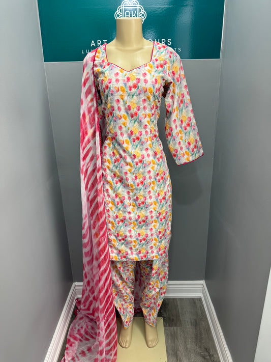 Printed Cotton Salwar Suit