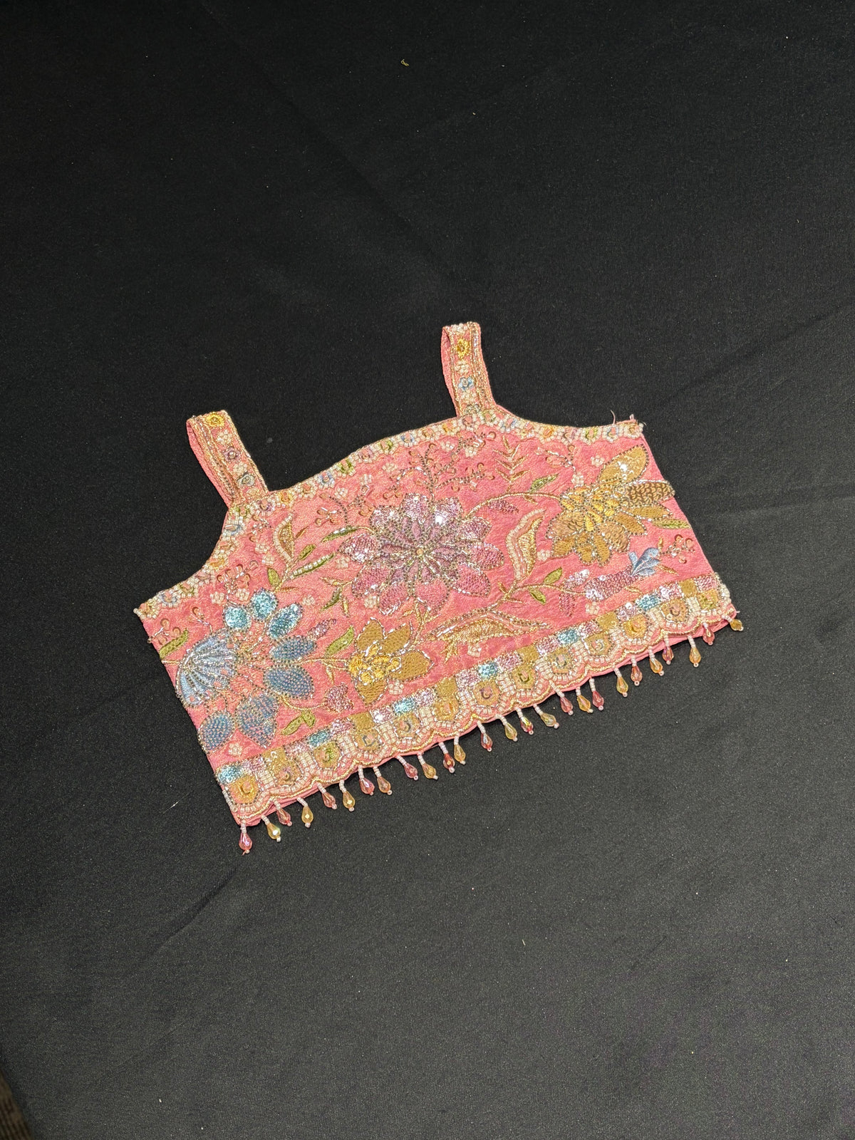 Kid’s Pink Floral Lehenga