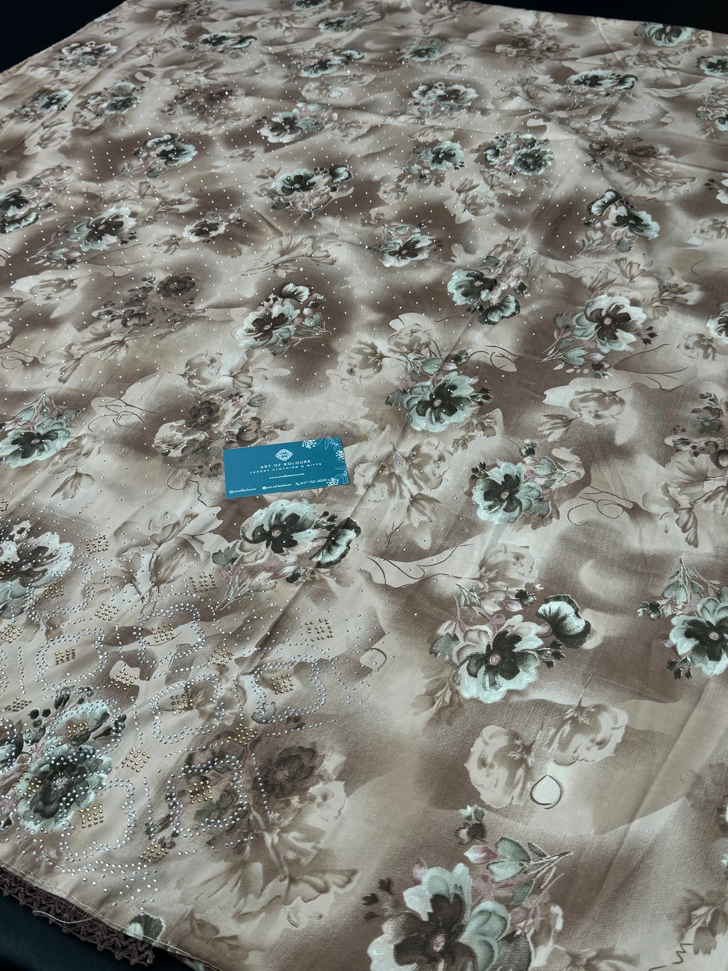 Chill Mill Tara Light Brown Unstitched Suit