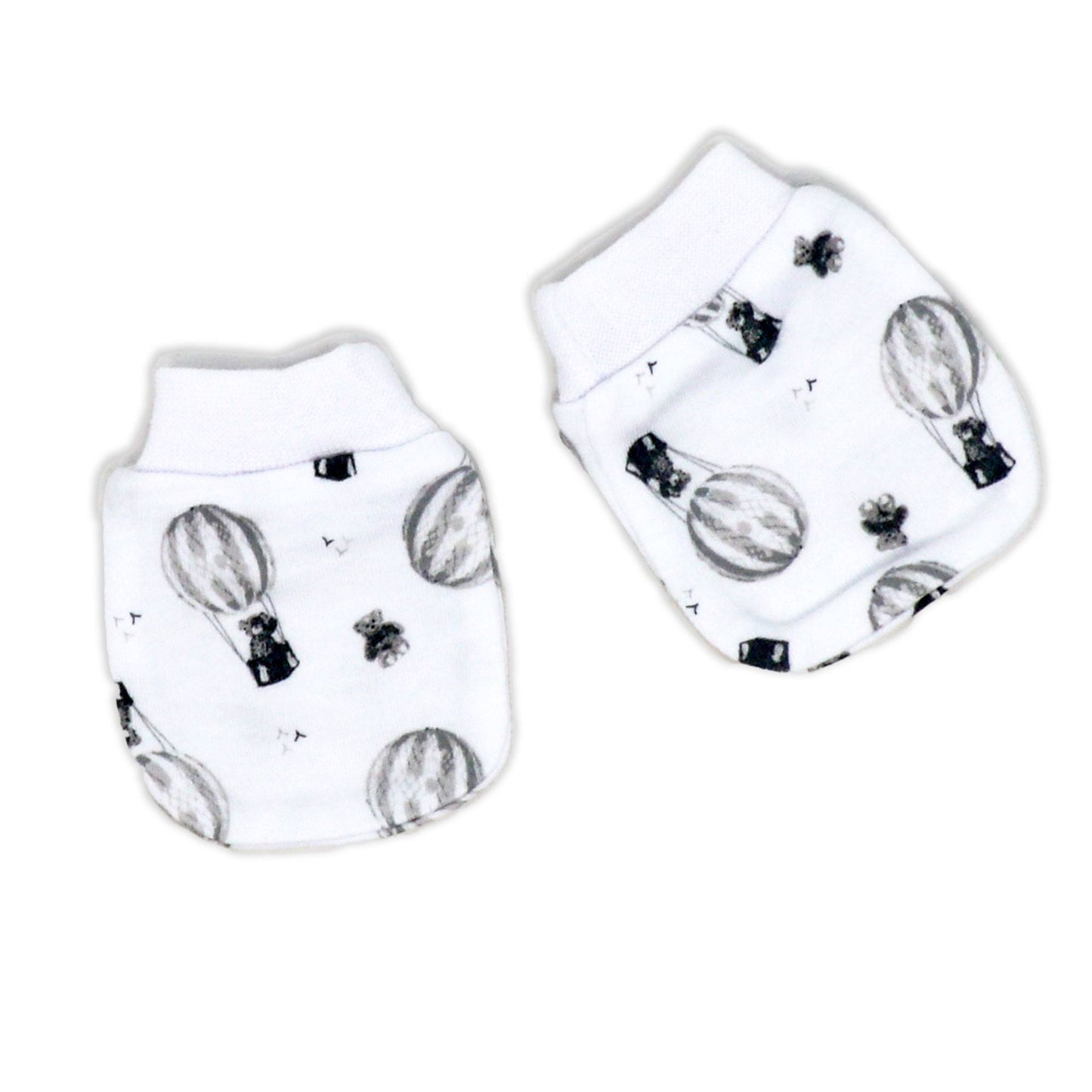 Unisex 5 Piece Mesh Bag Set: Hot Air Balloon Bear