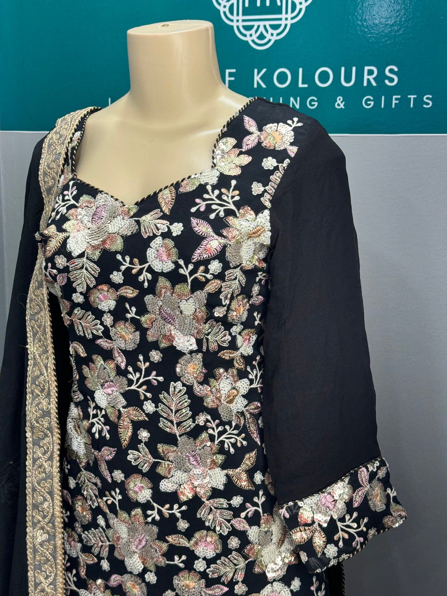 Sequence Work Sharara Suit