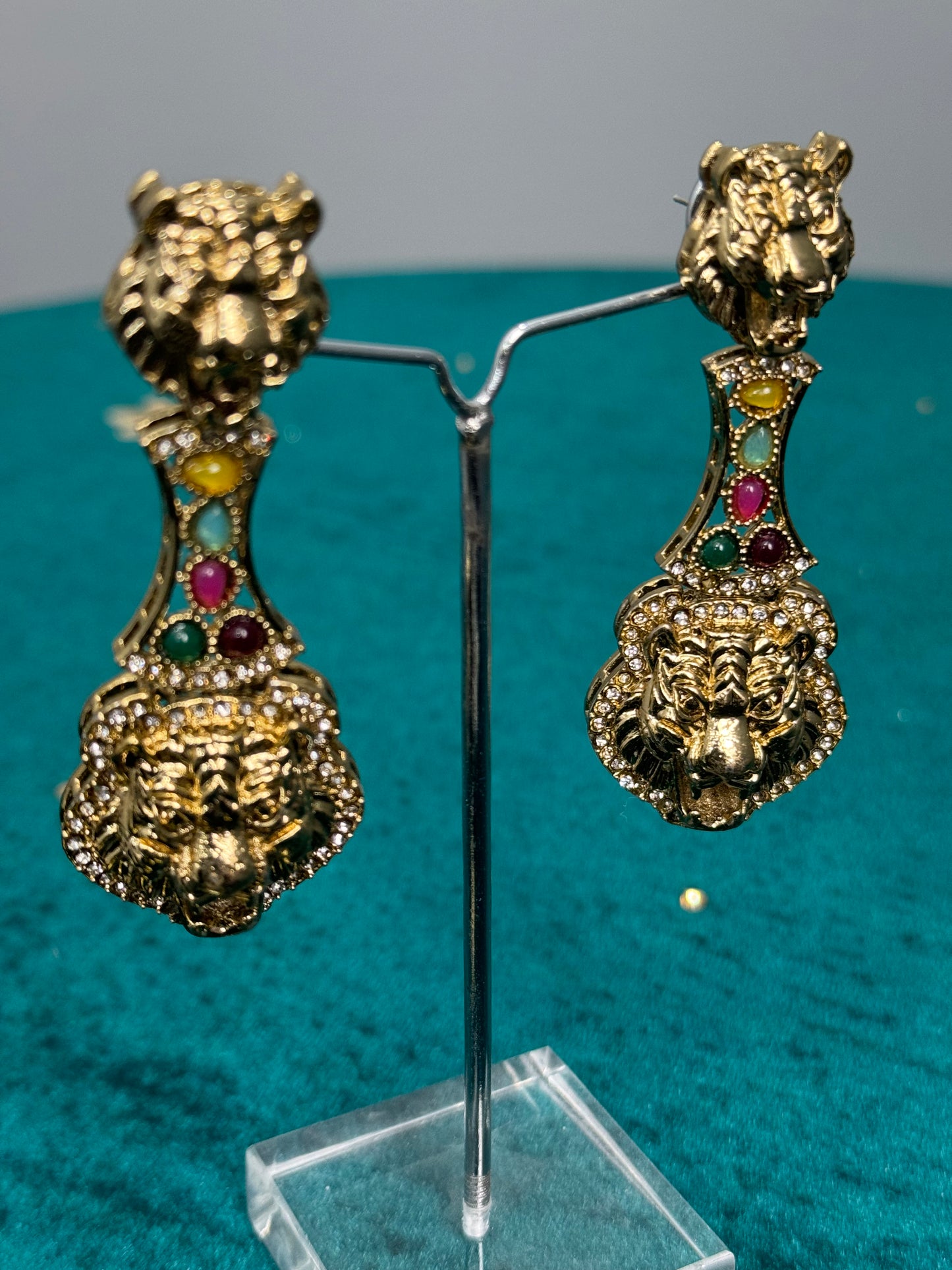 Statement Lion Earrings