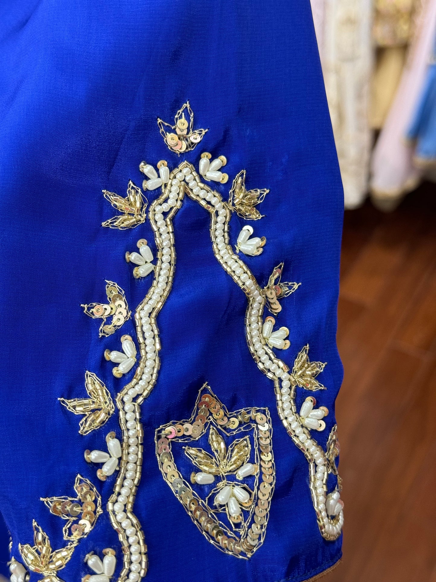 Royal Blue Handwork Salwar Suit
