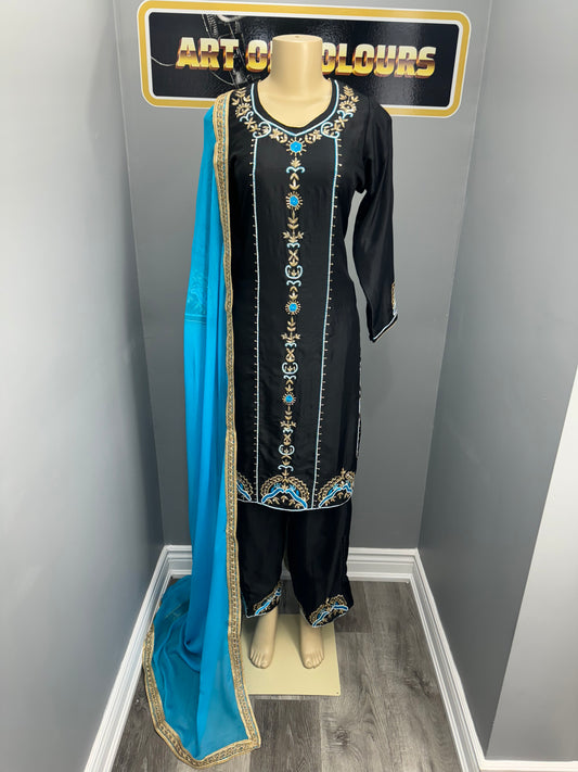 Feroznaari Moti Pent Plazo Suit