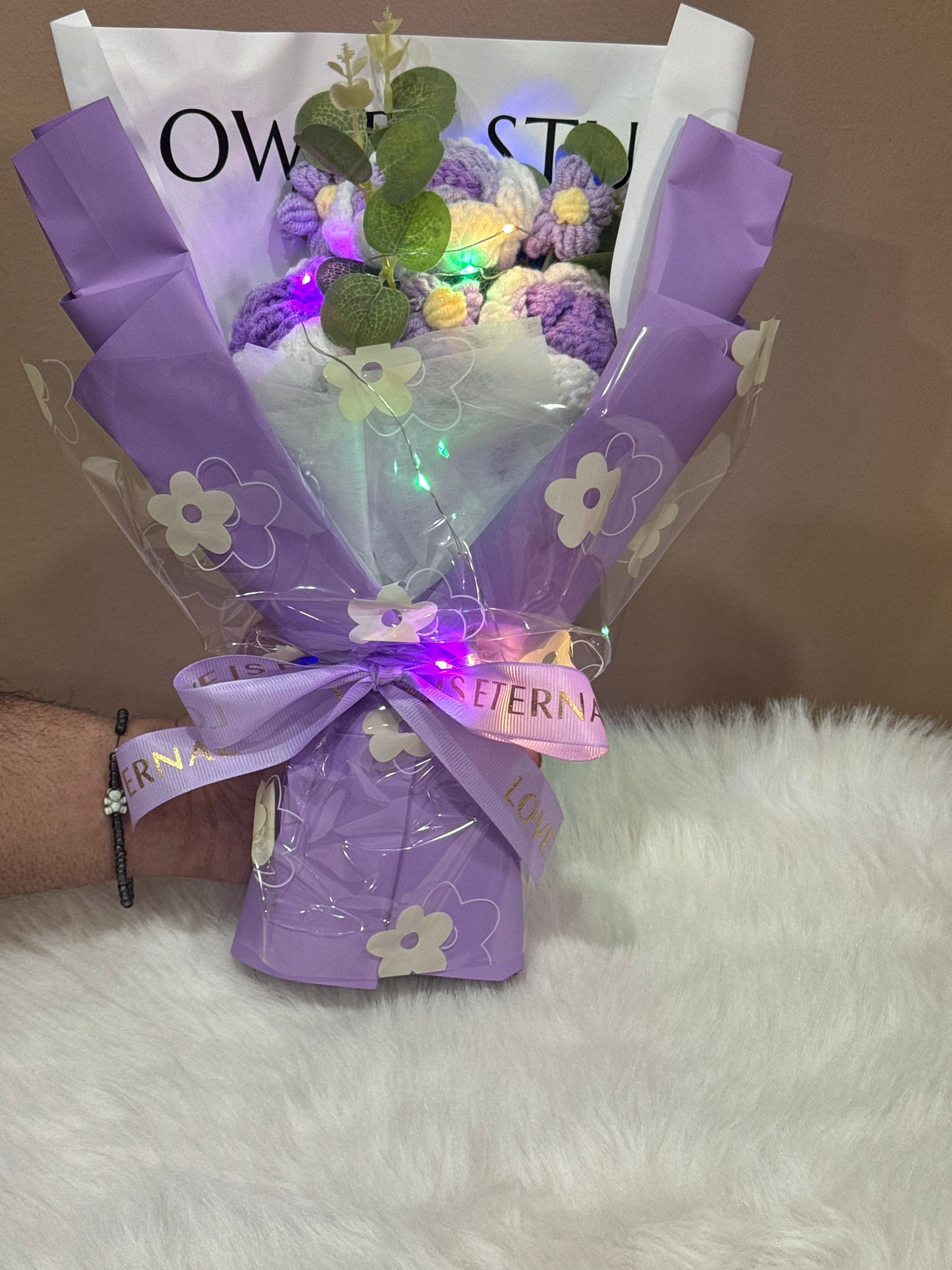 Crochet Flower Bouquets Purple V2