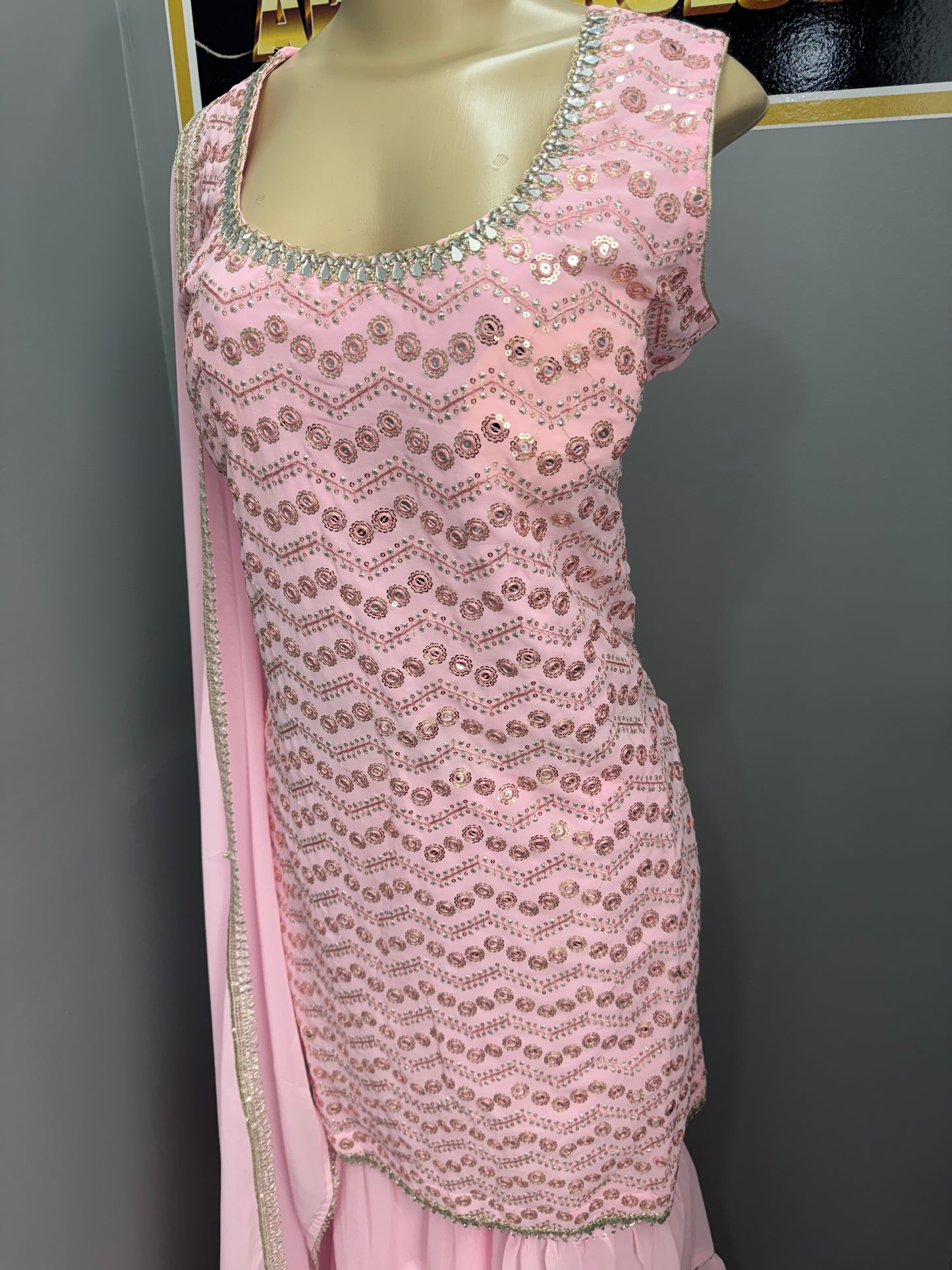 Gulbadan Readymade Gharara Suit