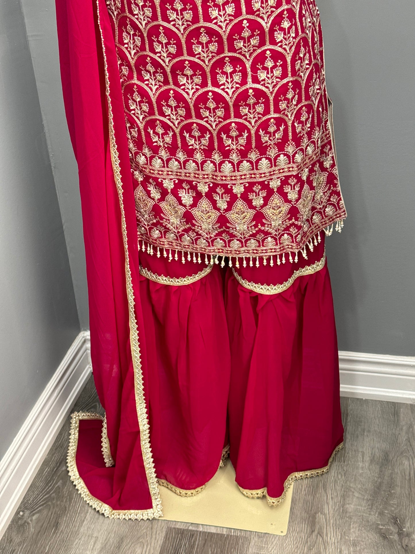 Readymade Gharara Suit- AK4649-43