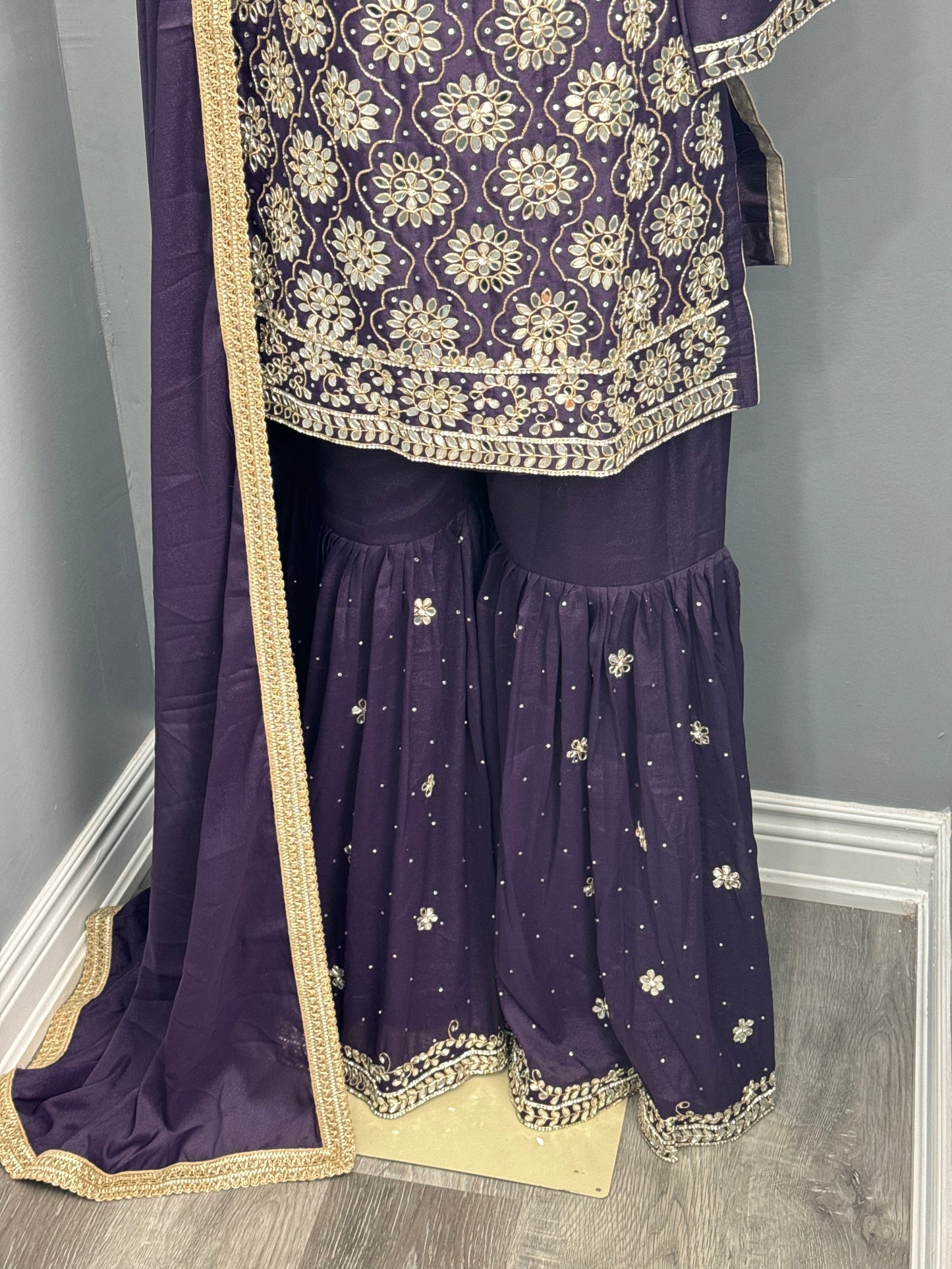 Readymade Gharara Suit- AK33-12