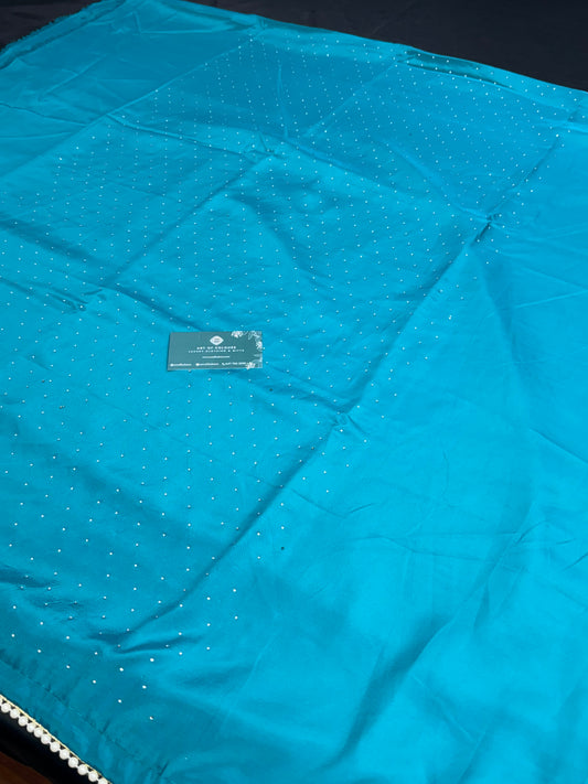 Bindi Taare Blue Unstitched Suit