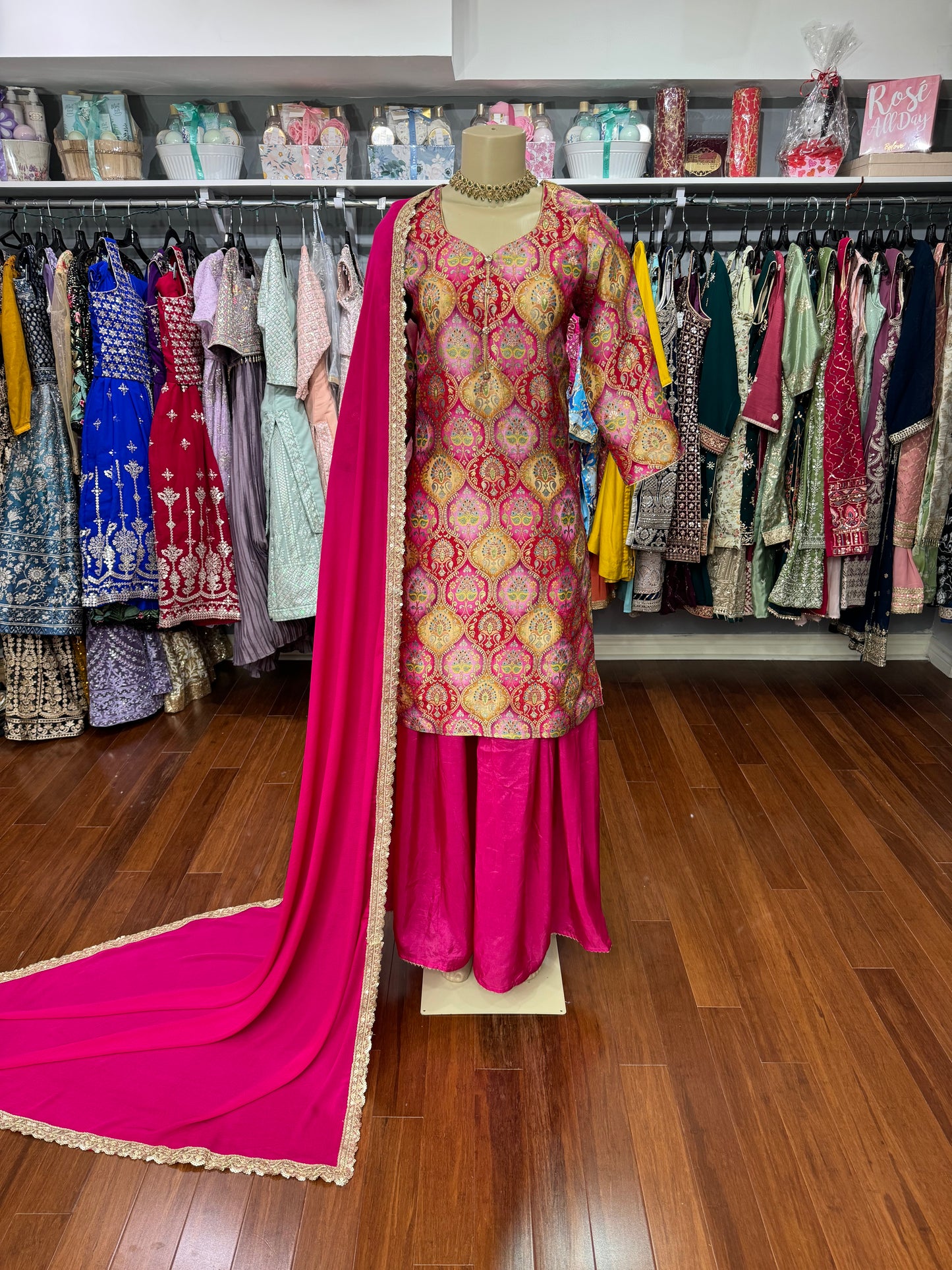 Dola Silk Sharara Suit
