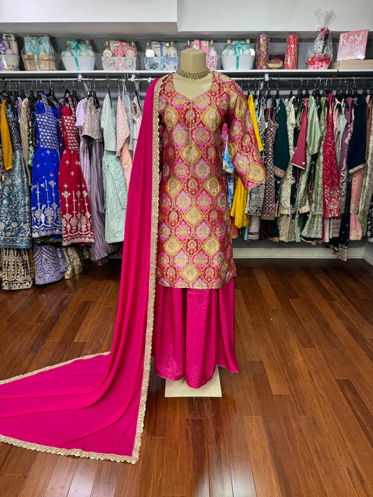 Dola Silk Sharara Suit