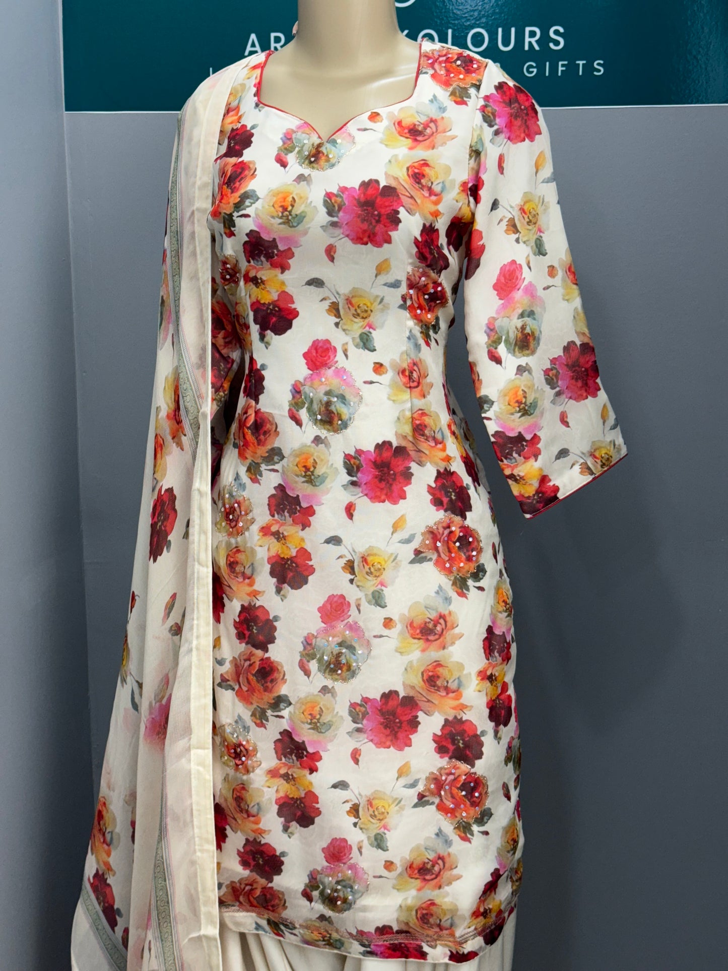 Printed Salwar Suit- AK34-1826