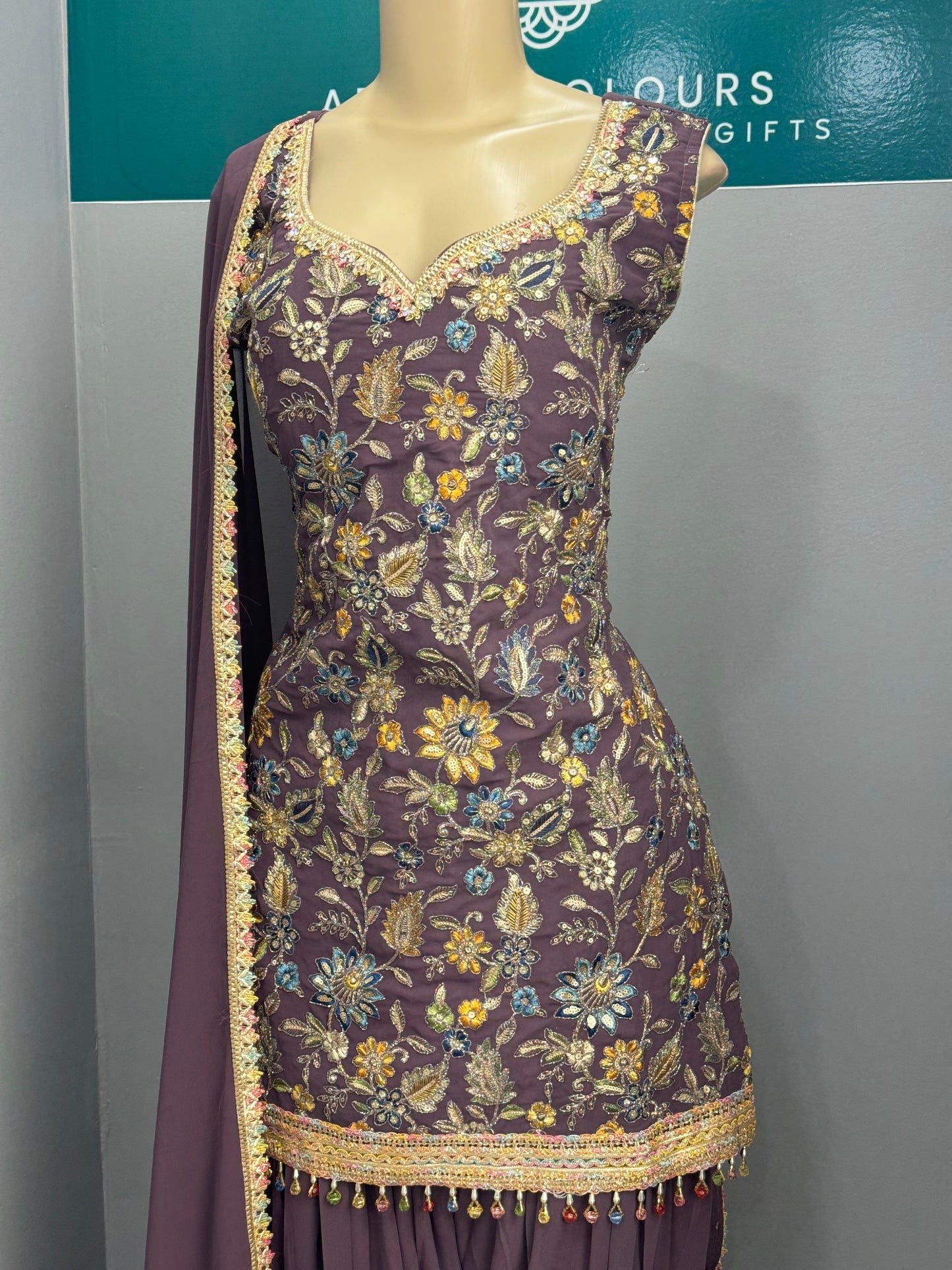 Readymade Farshi Salwar Suit- AK4649-23