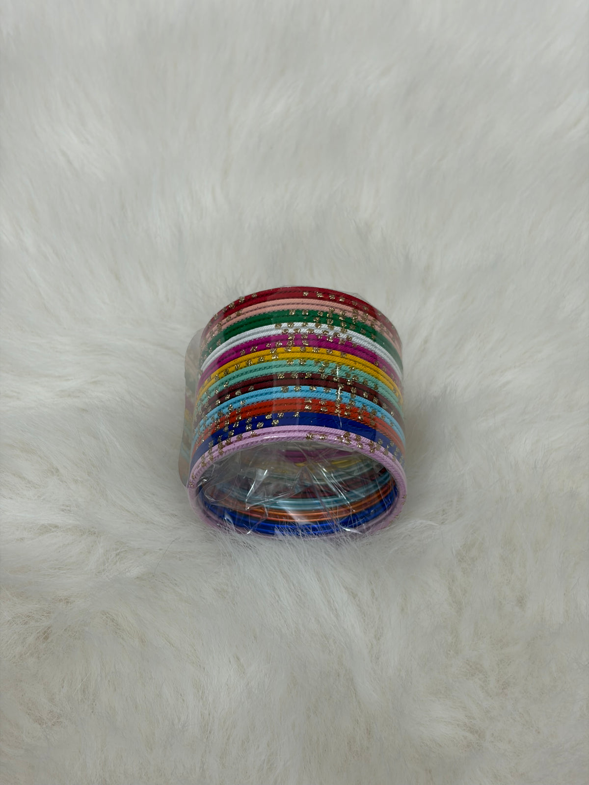 Kids Plain Bangles- Multi Colour