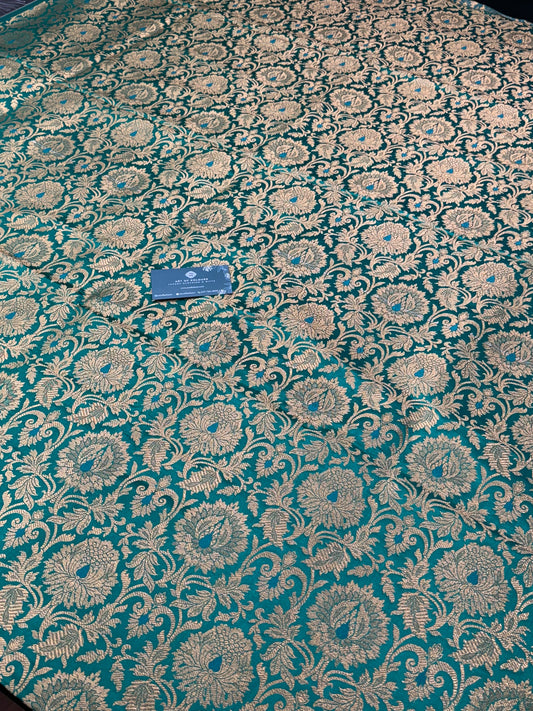 Shahi Naksh Dark Green Unstitched Suit