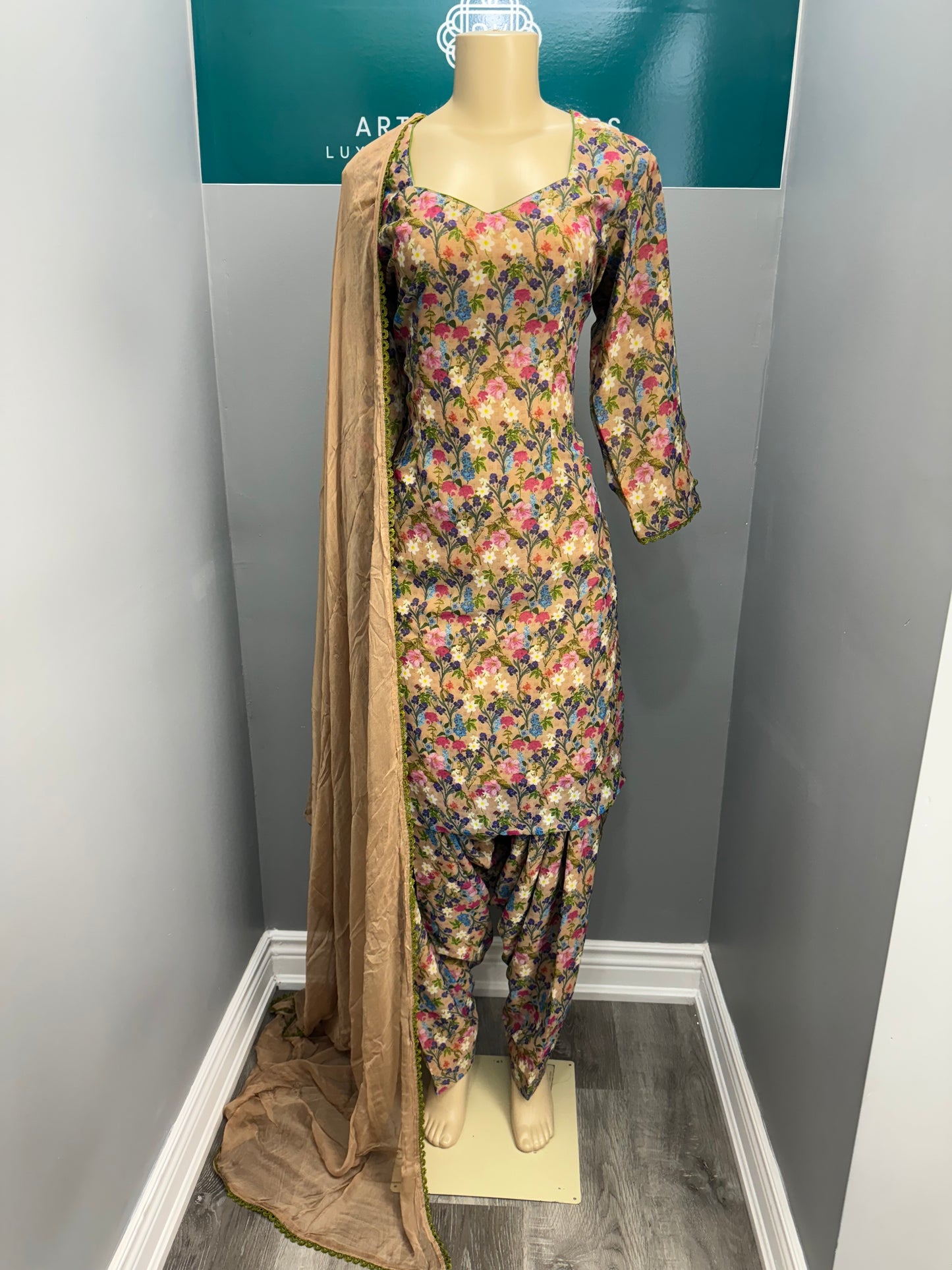 Printed Georgette Salwar Suit