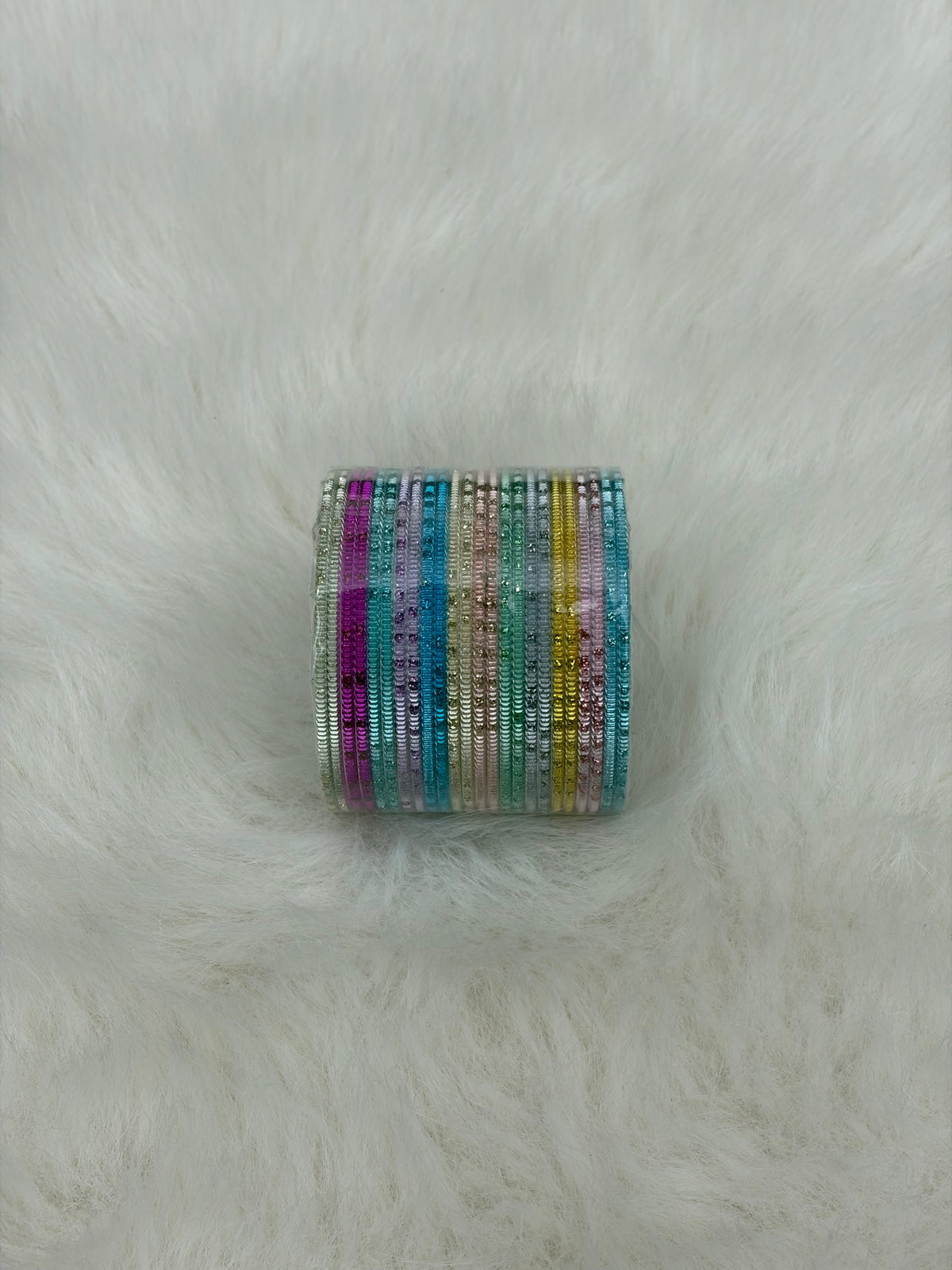 Kids Plain Bangles- Multi Pastels