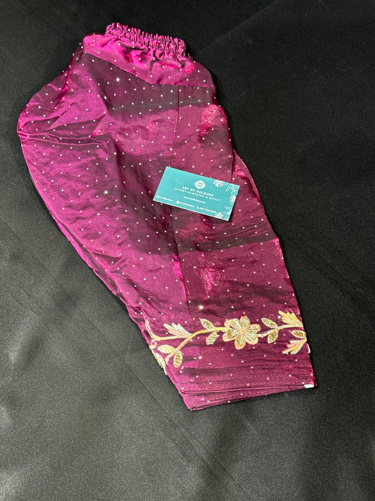 Pavi Kids Salwar Suit- Fendy Purple