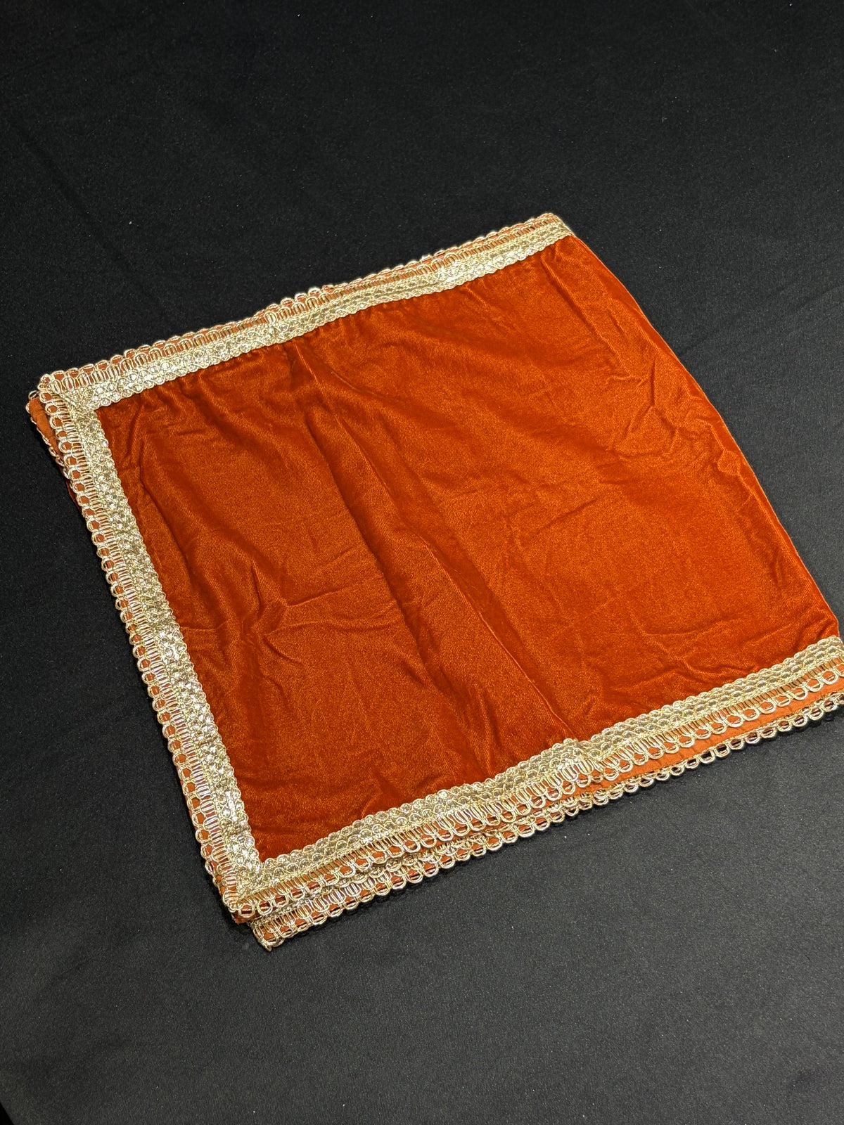 Rust Velvet Morni Salwar Suit