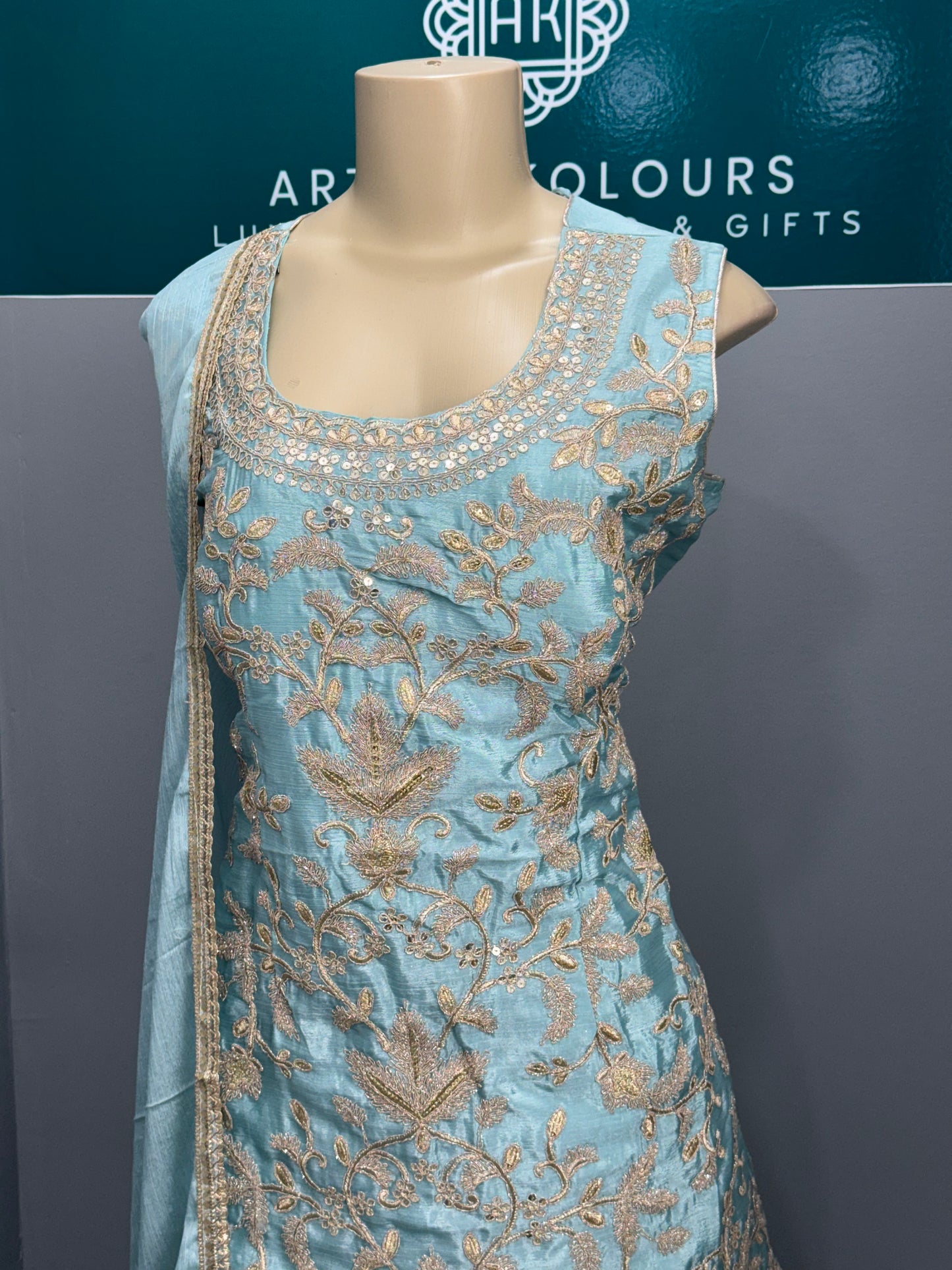 Readymade Sharara Suit- AK5053-1526