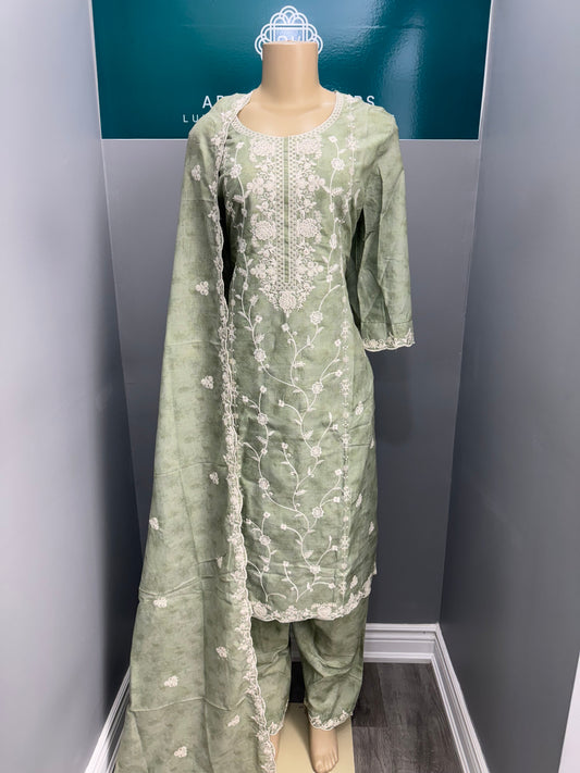 Plus Size Readymade Pant Suit- AK2428-25