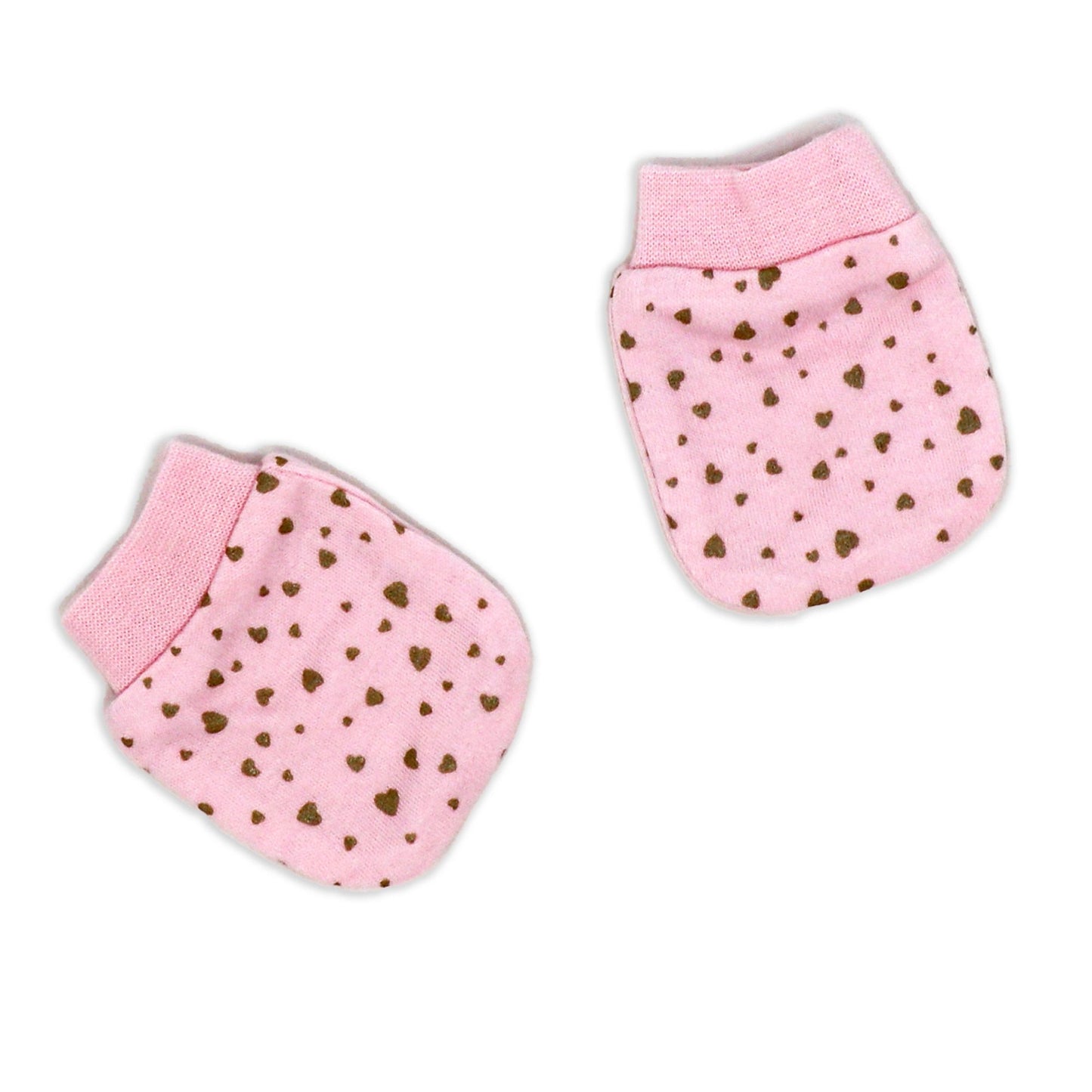 Girls 5 Piece Mesh Bag Set: Gold Heart