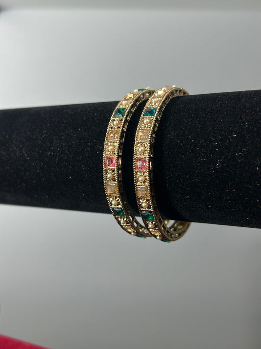 Classic Multicolour Kada Bangles