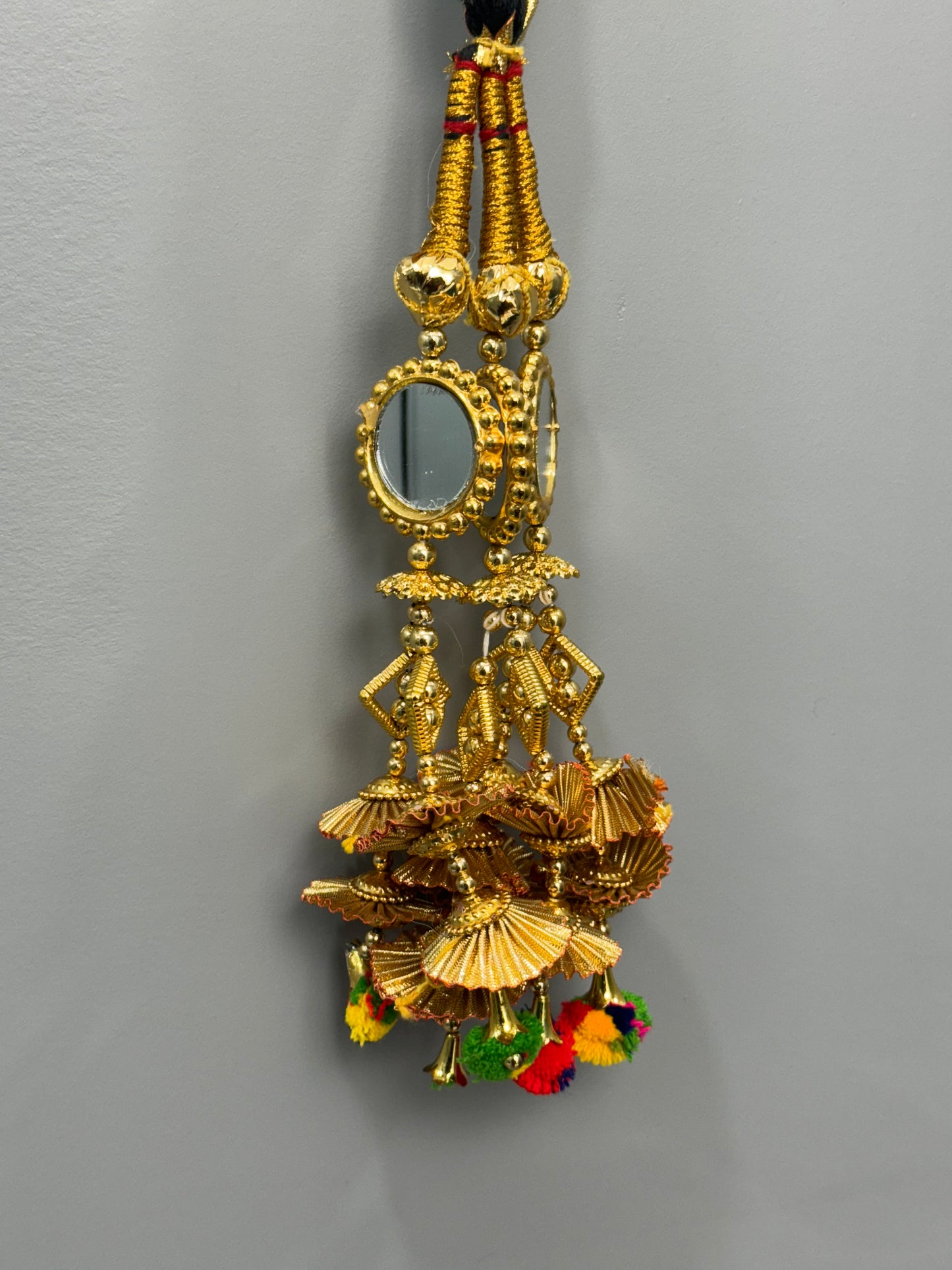 Lace Prandha Multi Colour Mirror Parandi