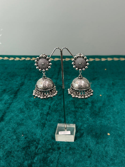 Tiraa Oxidized Earrings